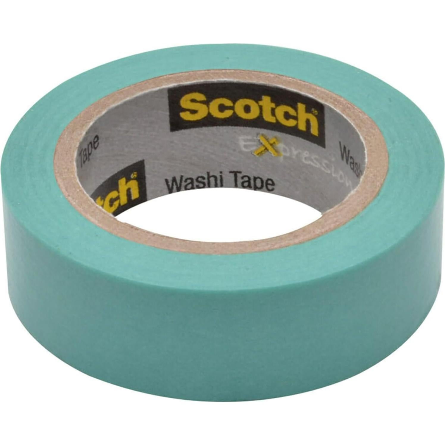Cinta Washi Scotch 1.5 cm x 10 m Azul Pastel para Manualidades