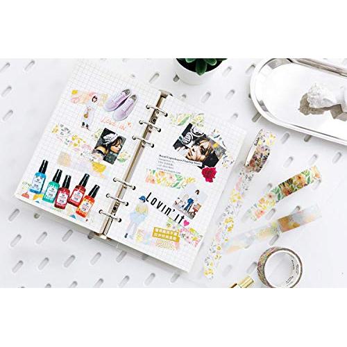 Cinta Washi Decorativa Yubbaex 4 Rollos 15mm Geométrico