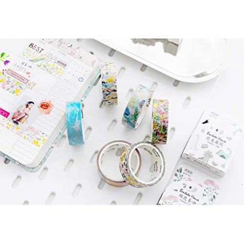 Cinta Washi Decorativa Yubbaex 4 Rollos 15mm Geométrico