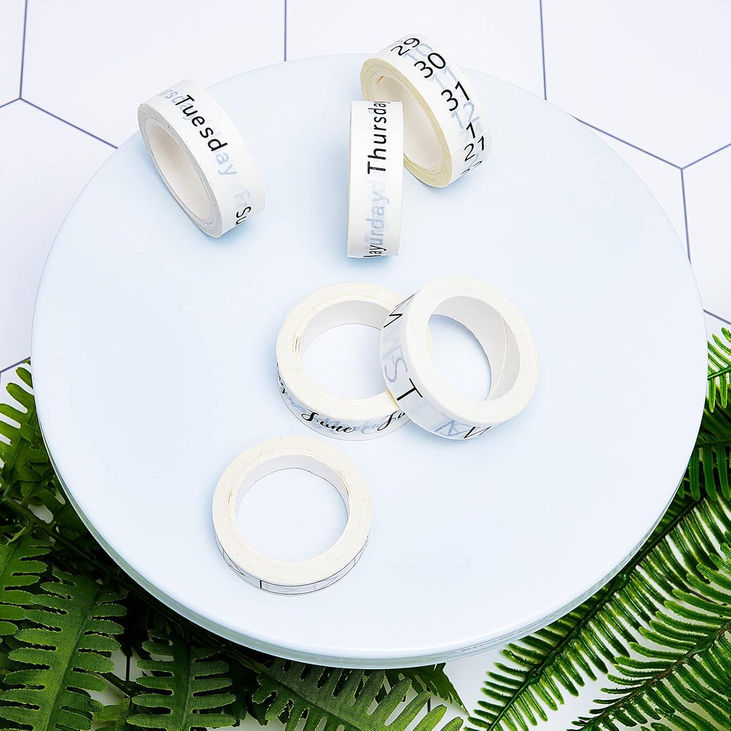 Conjunto de 9 Rollos de Cinta Washi Chuangdi para Planificación