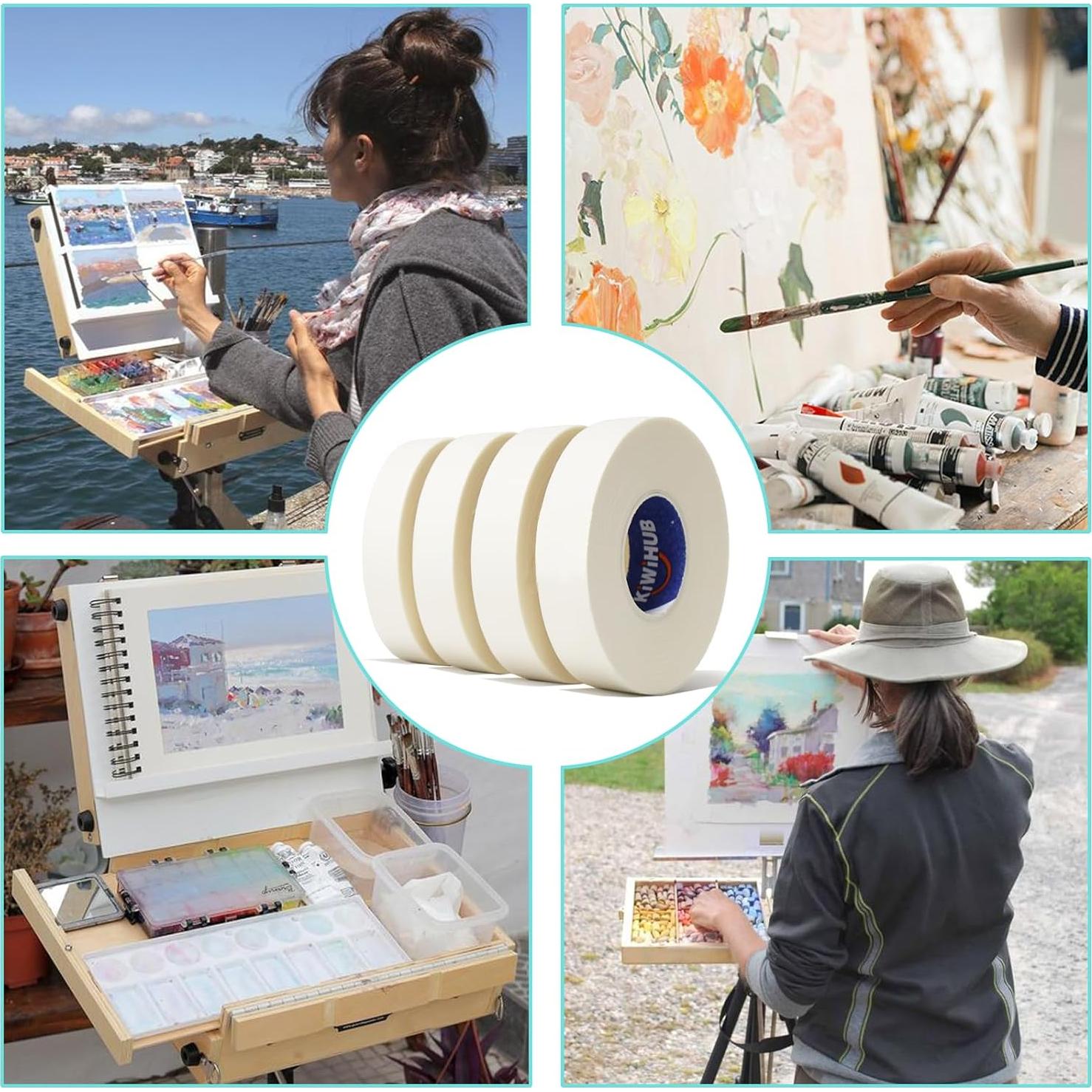 Paquete de 2 Cintas Artísticas KIWIHUB 1.02cm x 89.92m