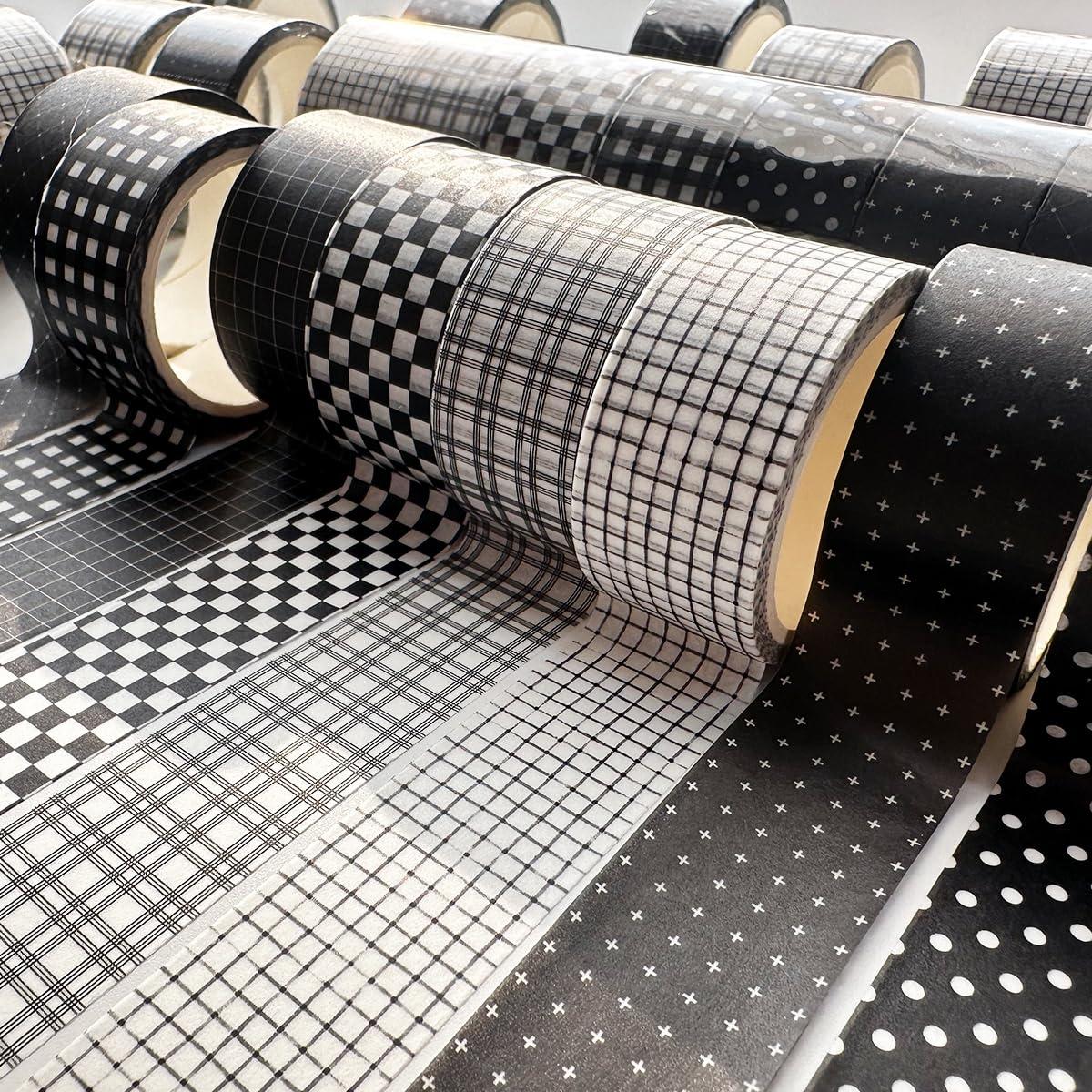 Conjunto de Cinta Washi YUBX 8 Rollos 20mm x 5m Decorativa