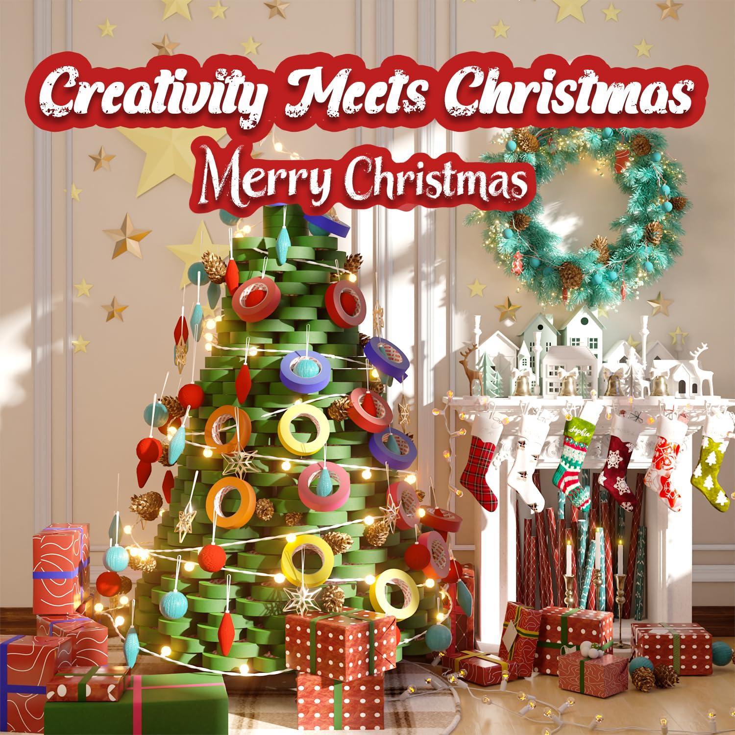 Cinta de Enmascarar de Colores SWRT 6 Rollos 1.8 cm x 14.6 m