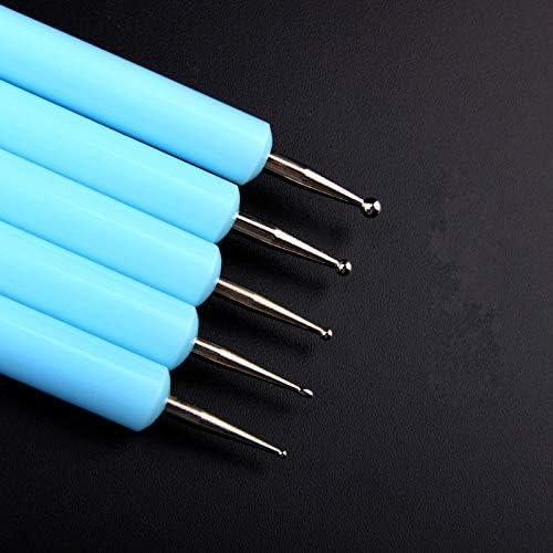 Set de 5 Herramientas de Esculpir Arcilla Zuoyou Azul 15cm