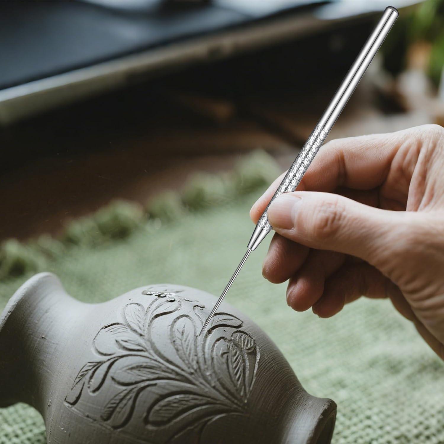 Juego de 4 Herramientas de Escultura de Arcilla FdcZeyxior