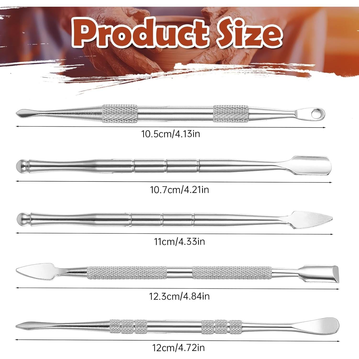 Juego de Herramientas de Esculpido en Cera Piriuuo - 5 Estilos