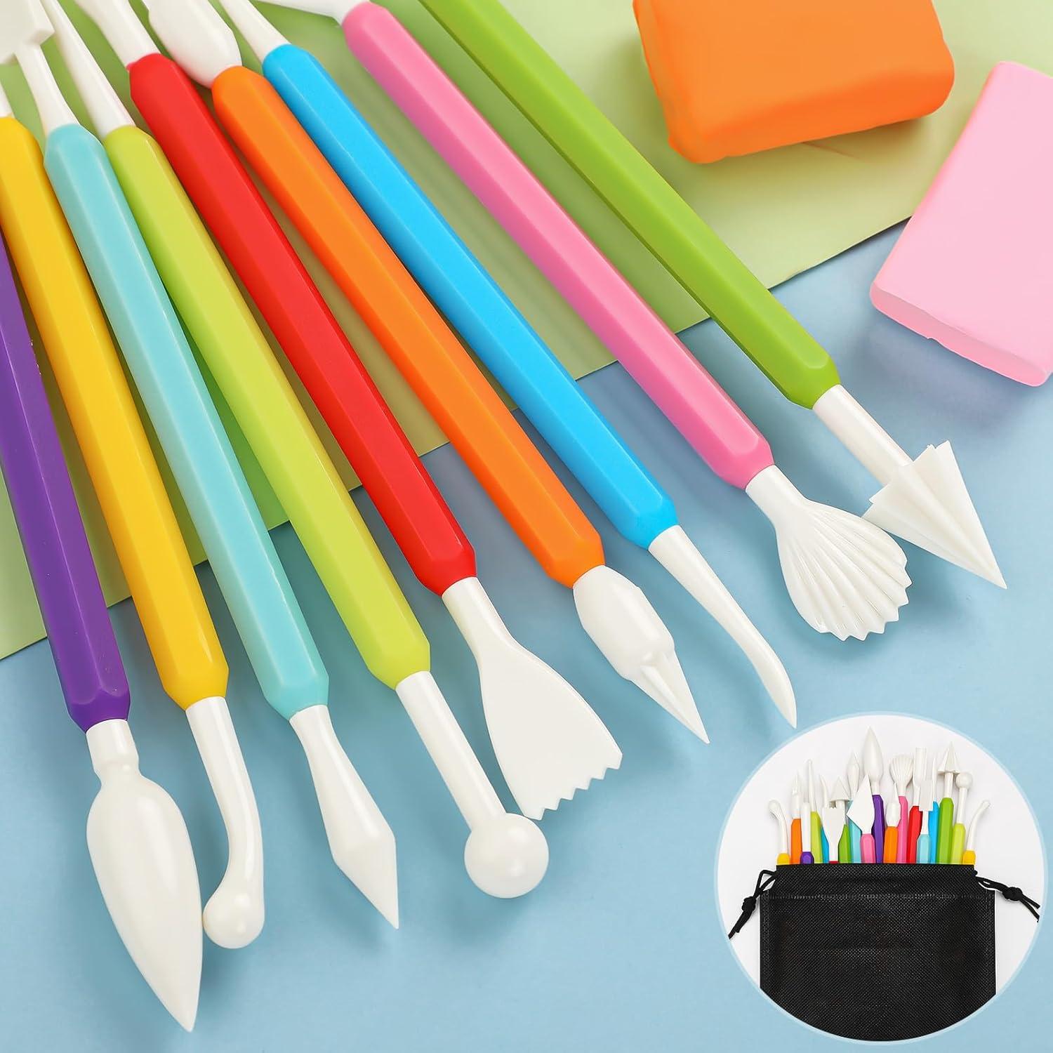 Kit de Herramientas de Escultura en Arcilla 18 Piezas BNJZWJJ