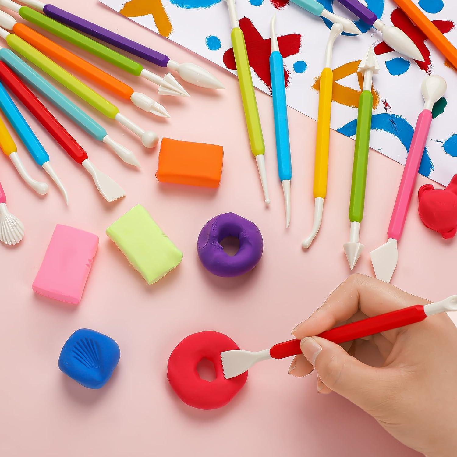 Kit de Herramientas de Escultura en Arcilla 18 Piezas BNJZWJJ