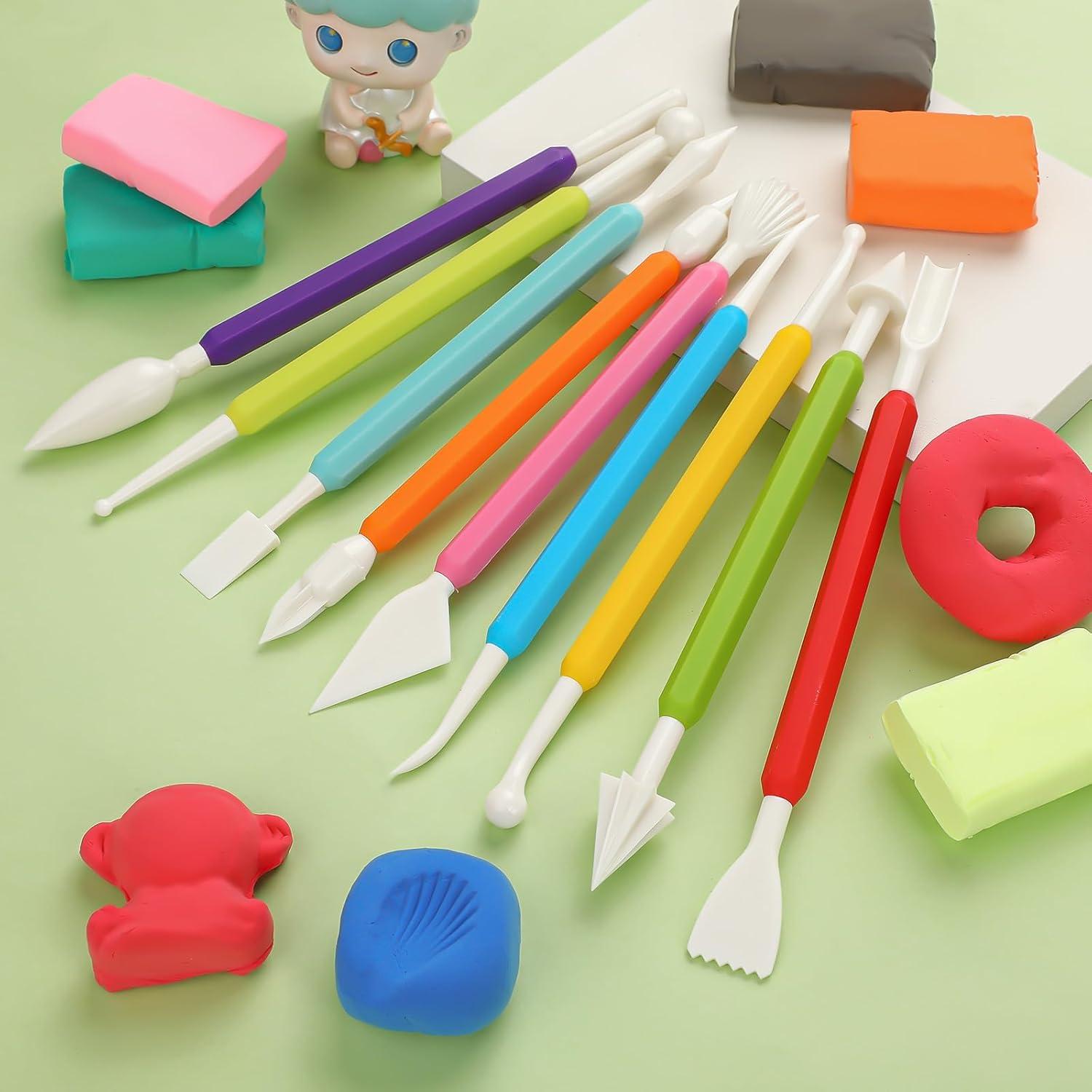 Kit de Herramientas de Escultura en Arcilla 18 Piezas BNJZWJJ