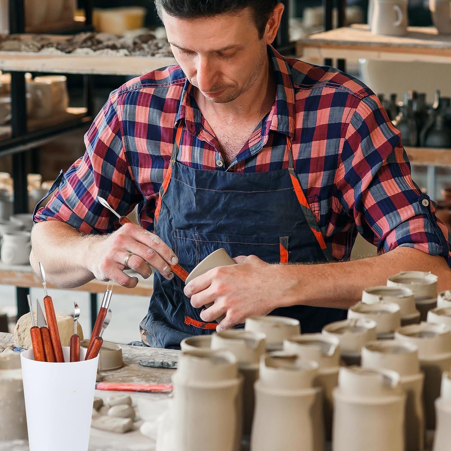 Juego de 6 Herramientas de Escultura en Arcilla Eldraqth