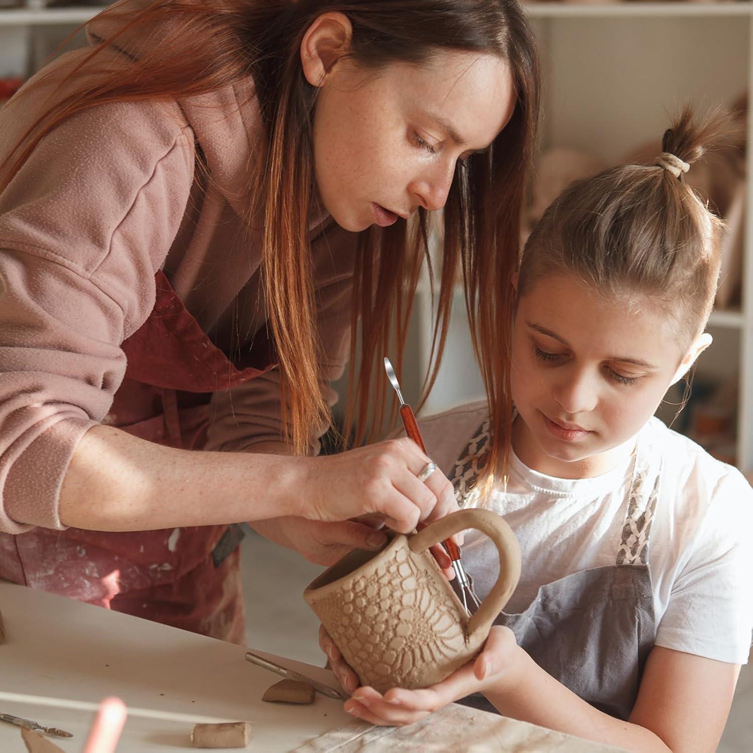 Juego de 6 Herramientas de Escultura en Arcilla Eldraqth