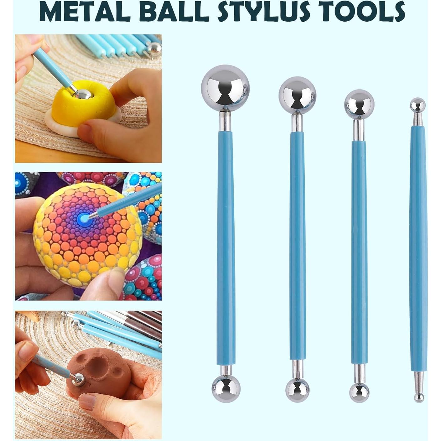Kit de Herramientas de Escultura de Arcilla Thyrflen 18PCS