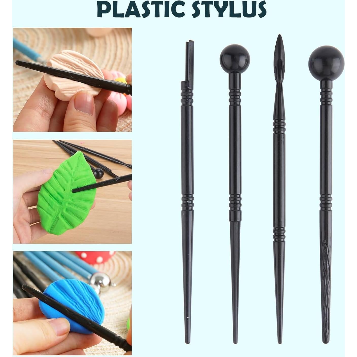 Kit de Herramientas de Escultura de Arcilla Thyrflen 18PCS