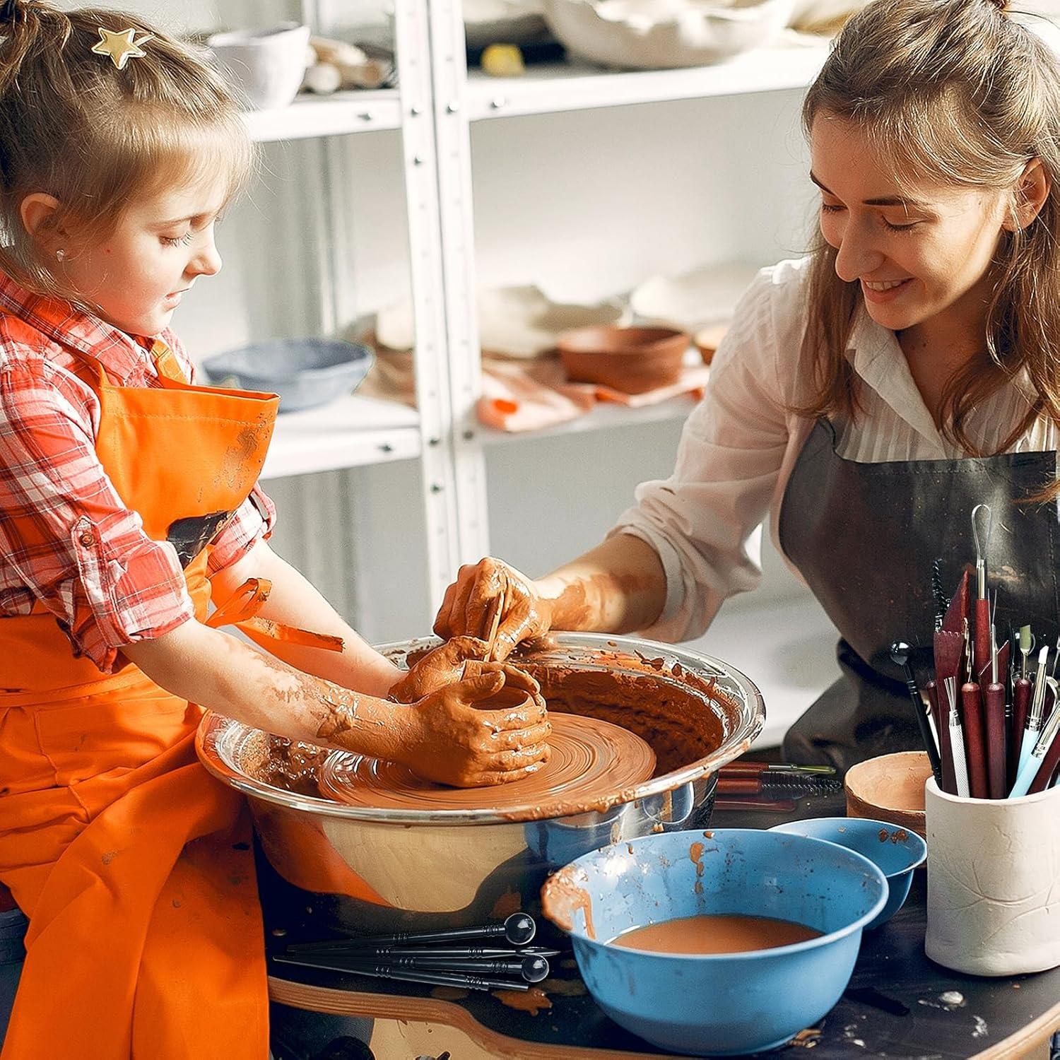 Kit de Herramientas de Arcilla Thyrflen 34 Piezas para Escultura