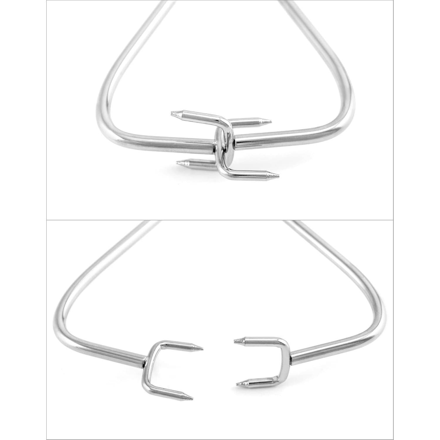 Pinzas de Inmersión QWORK de Acero Inoxidable para Escultura