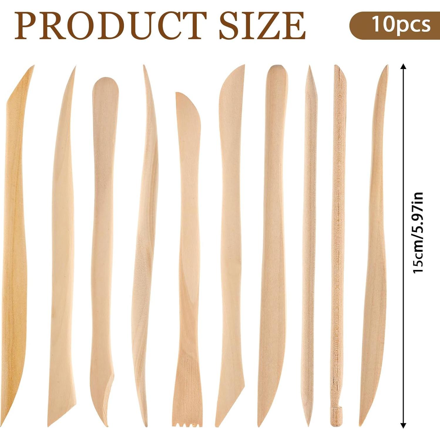 Juego de 10 Herramientas de Modelado de Arcilla JIYIN 15 cm