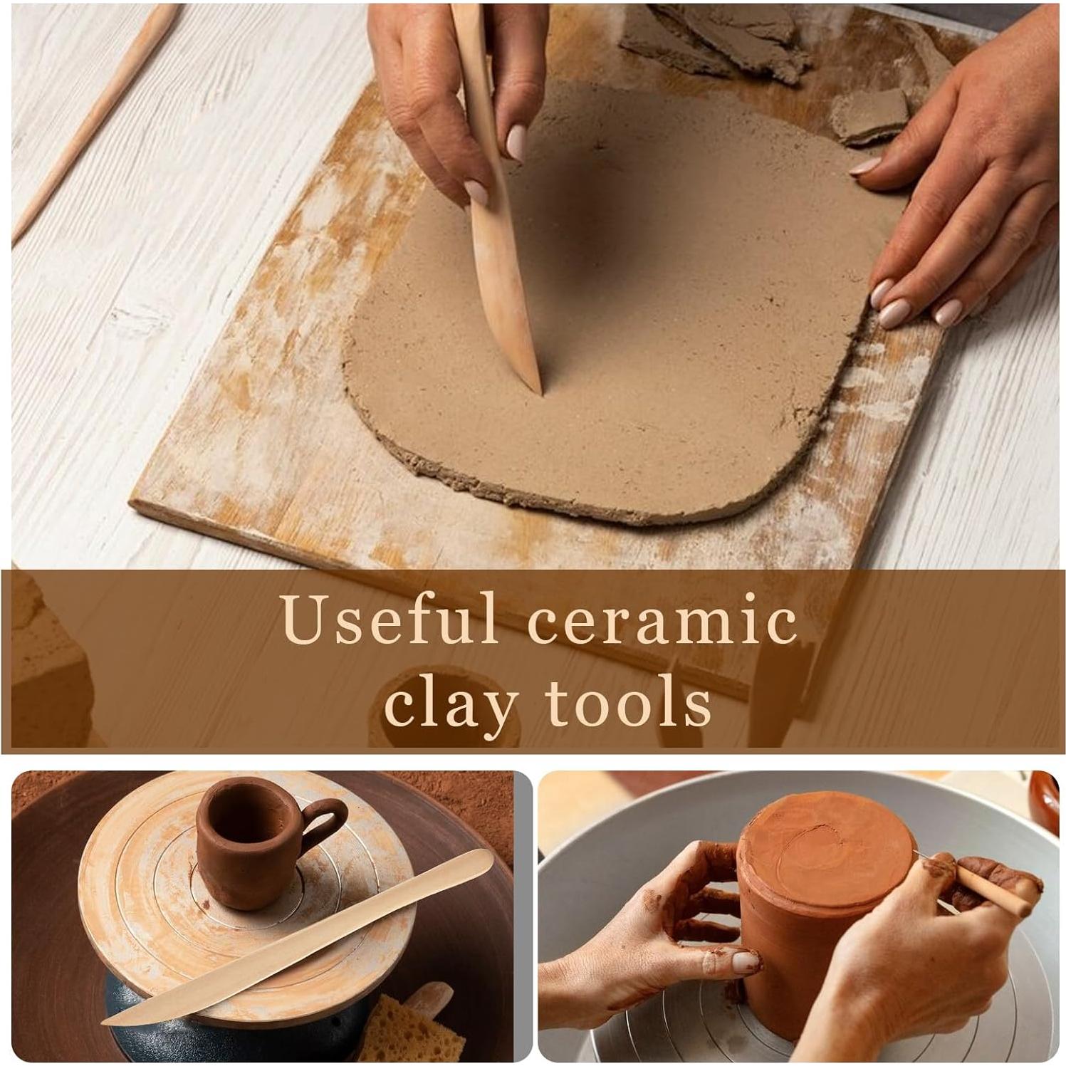 Juego de 10 Herramientas de Modelado de Arcilla JIYIN 15 cm