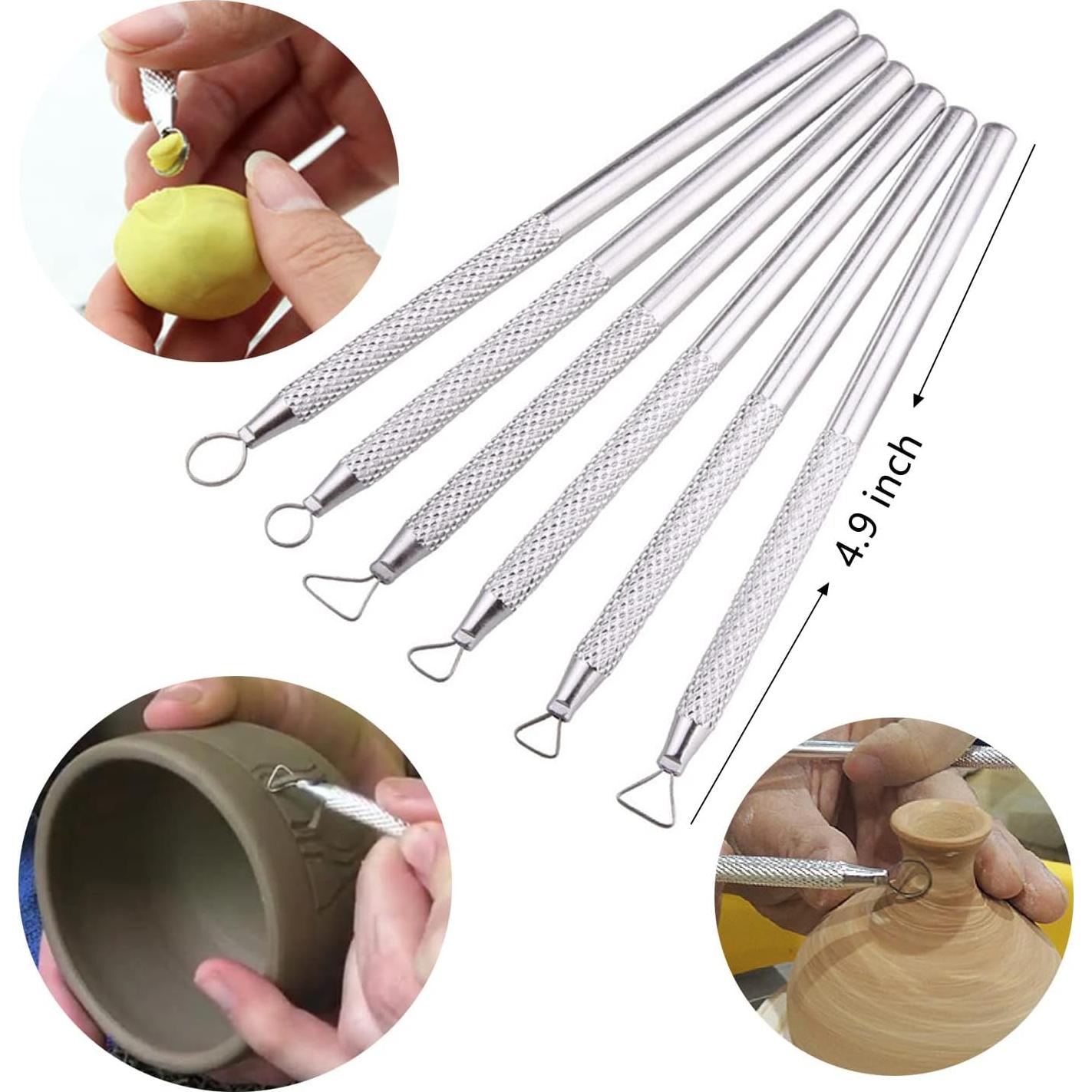 Kit de Herramientas de Escultura de Arcilla Artzuvs 14 Piezas