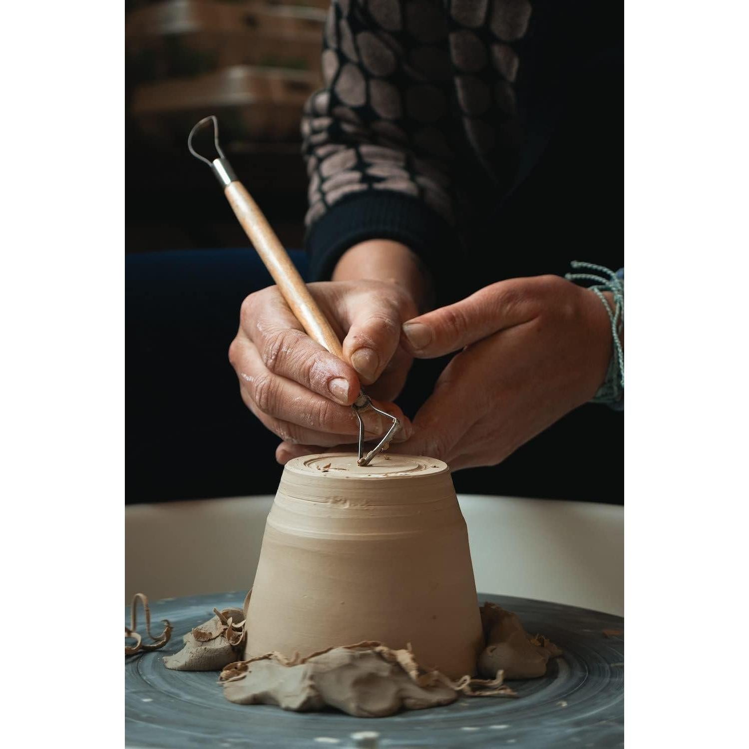 Kit de Herramientas de Escultura de Arcilla Artzuvs 14 Piezas