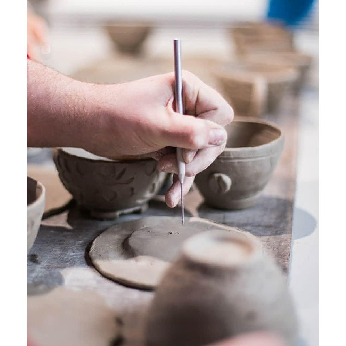 Kit de Herramientas de Escultura de Arcilla Artzuvs 14 Piezas