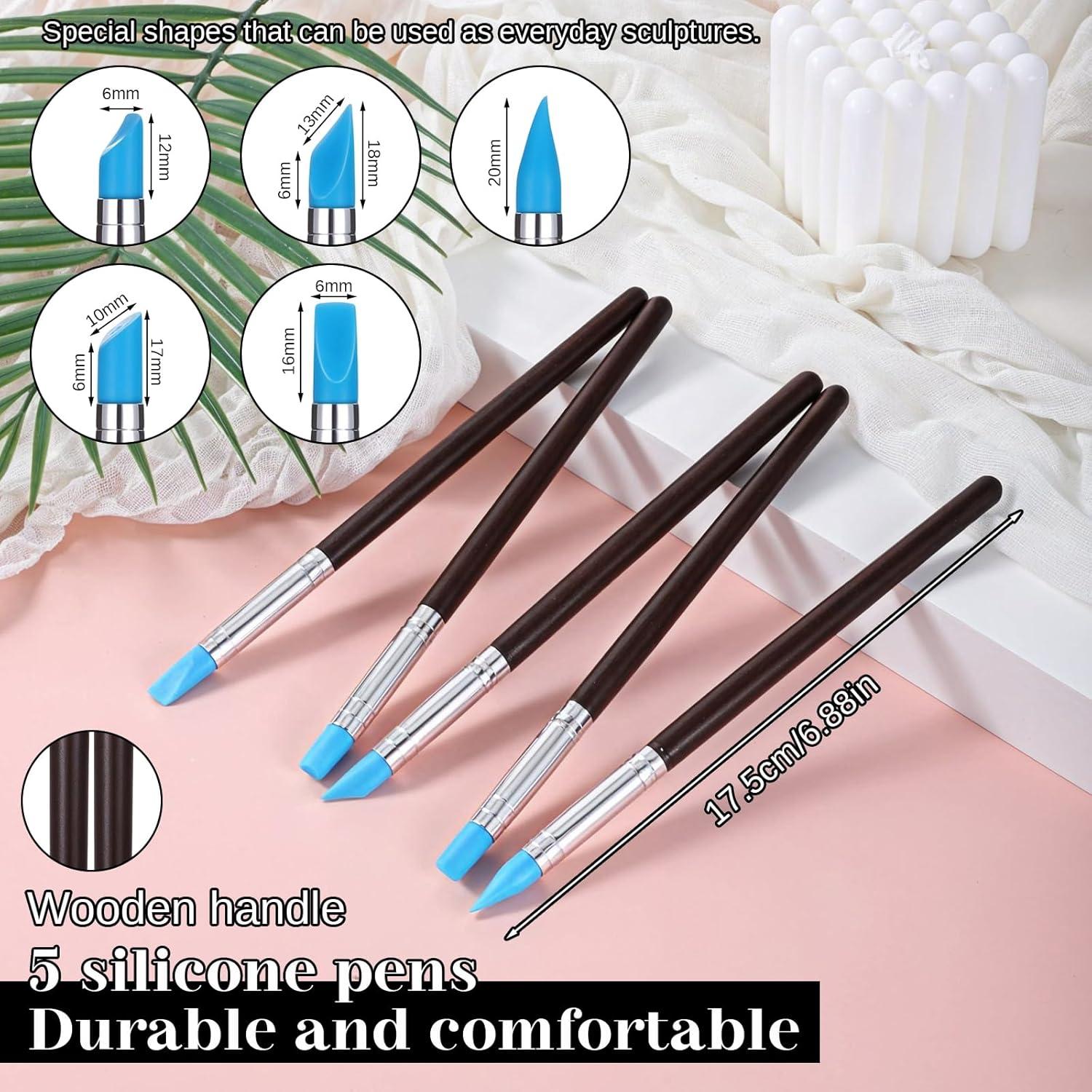 15 Herramientas de Escultura de Arcilla de Silicona FdcZeyxior