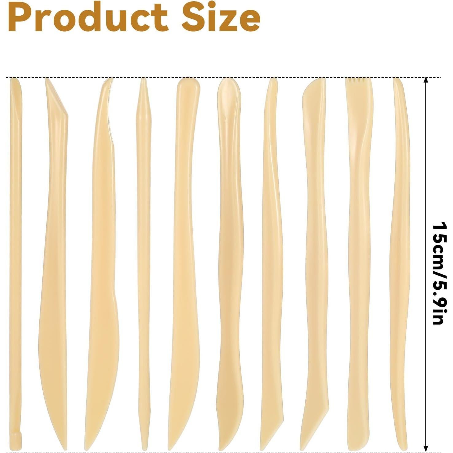 Kit de Herramientas de Escultura de Arcilla AOZUO - 10 Piezas