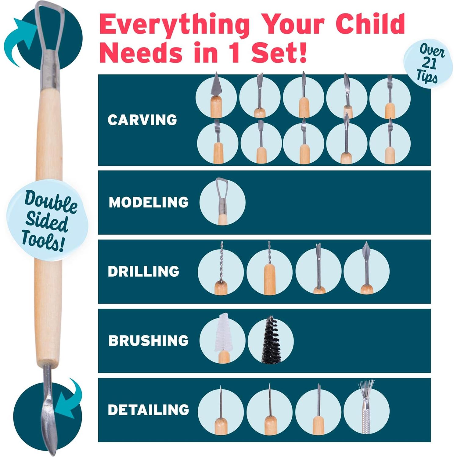 Juego de Herramientas de Escultura Sculpt Pro - 11 Piezas