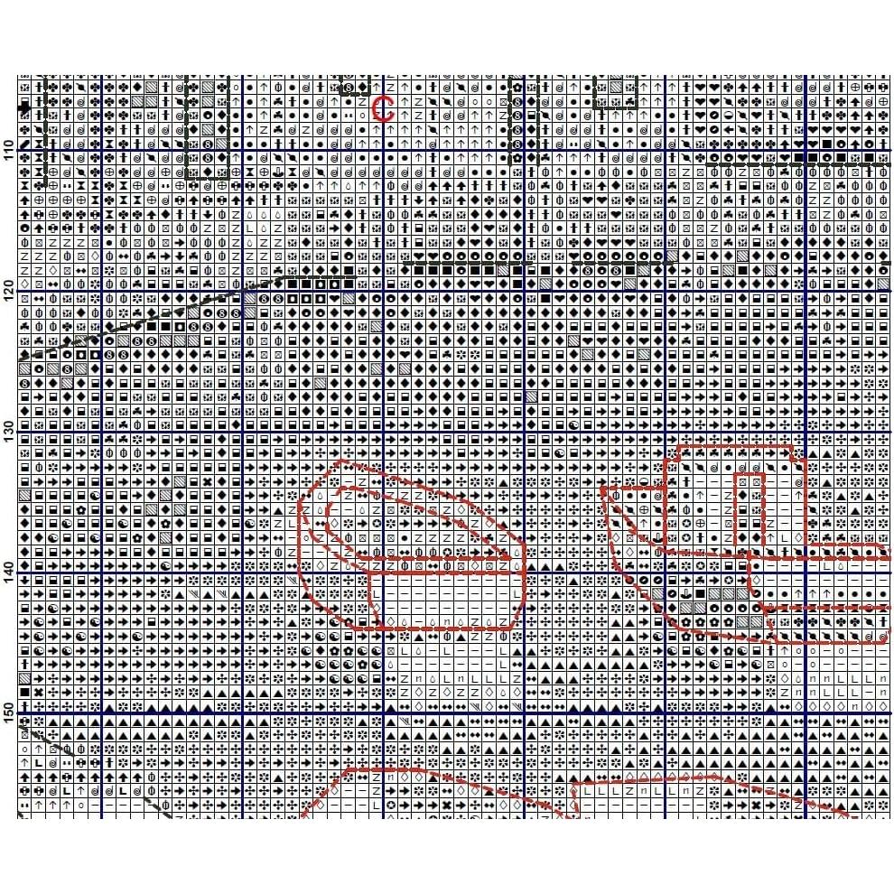 Kit de Bordado a Punto de Cruz Max Stitch 31x31cm 14ct