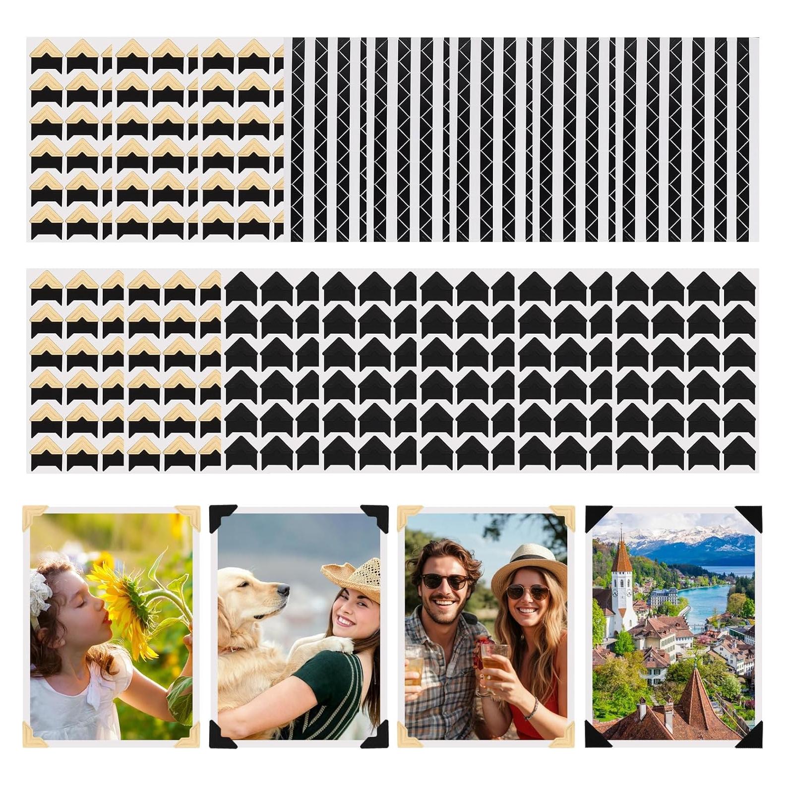Etiquetas de Esquina Adhesivas LOGJAM 810 Pcs para Fotos