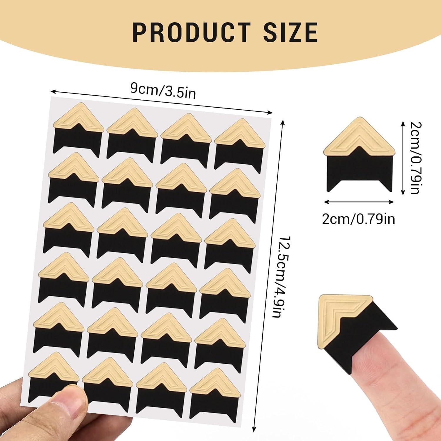 Etiquetas de Esquina Adhesivas LOGJAM 810 Pcs para Fotos