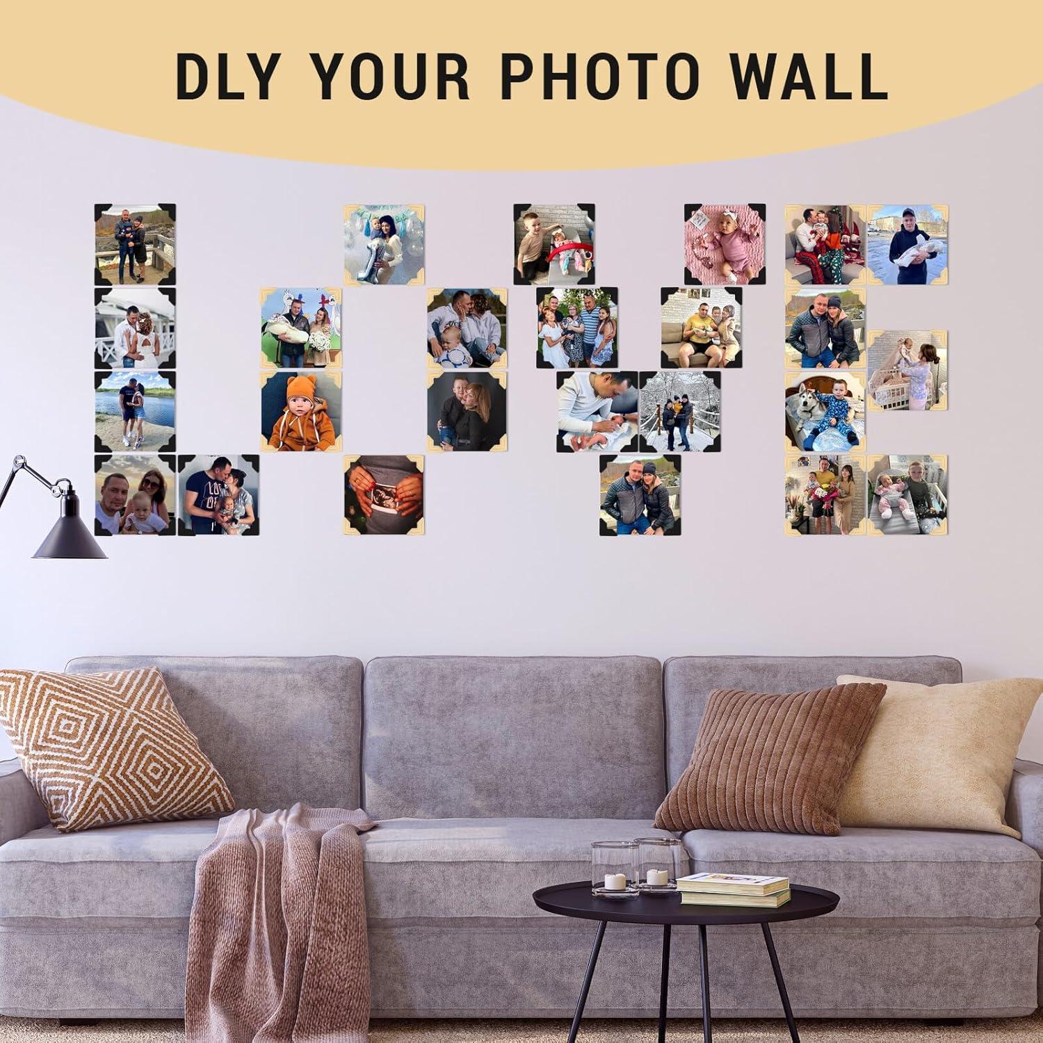 Etiquetas de Esquina Adhesivas LOGJAM 810 Pcs para Fotos