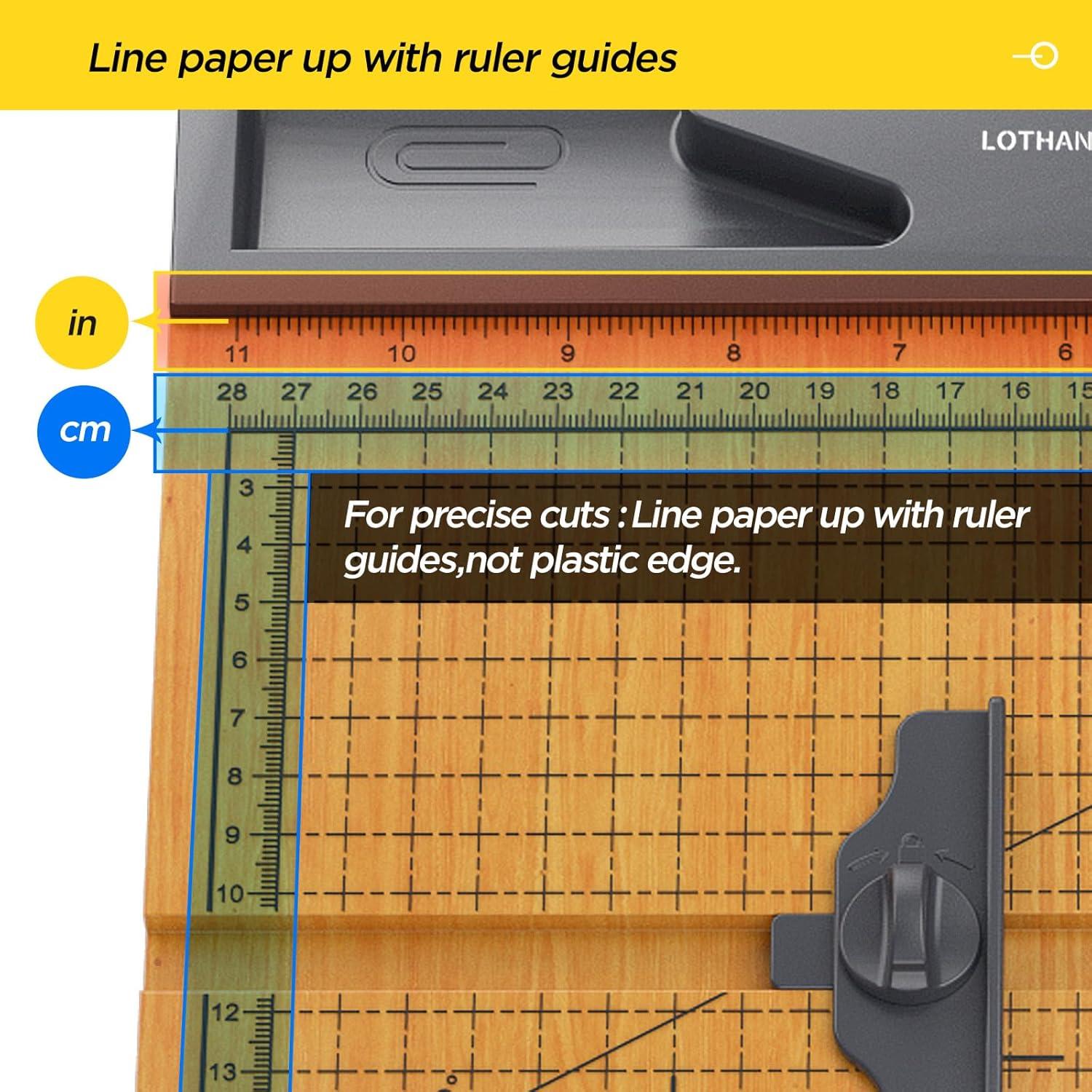 Cortadora de Papel Guillotina LOTHANEK 30.48 cm 32 Hojas