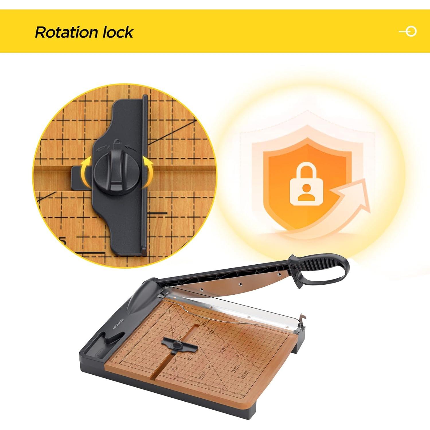 Cortadora de Papel Guillotina LOTHANEK 30.48 cm 32 Hojas