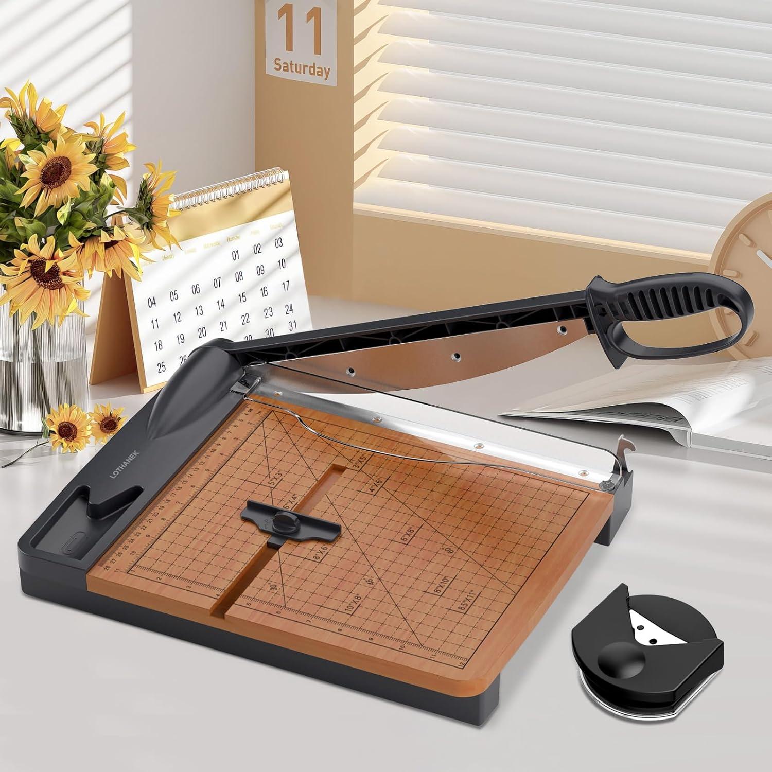 Cortadora de Papel Guillotina LOTHANEK 30.48 cm 32 Hojas