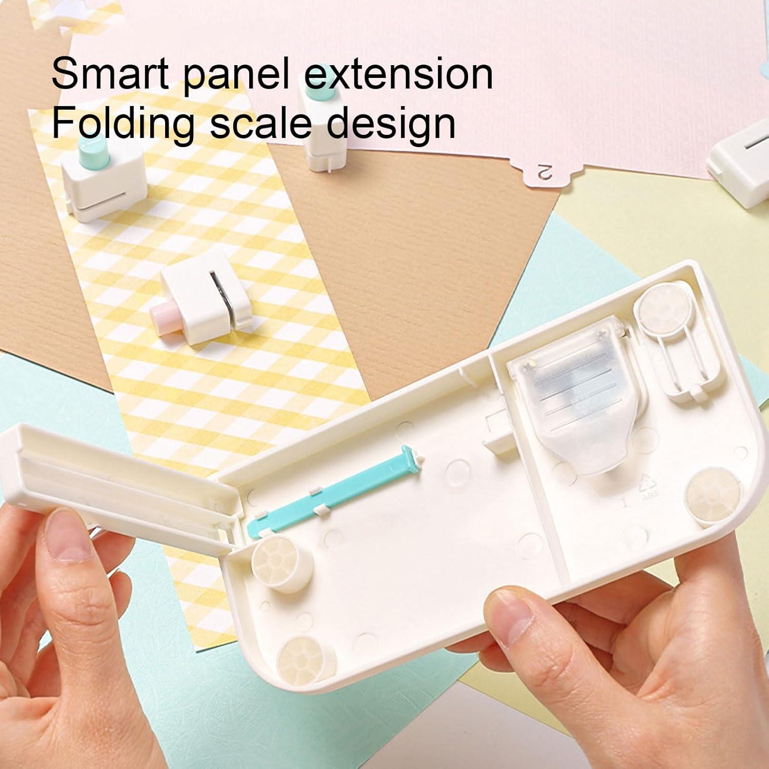 Perforador de Pestañas AYNEFY con 4 Tamaños de Etiquetas