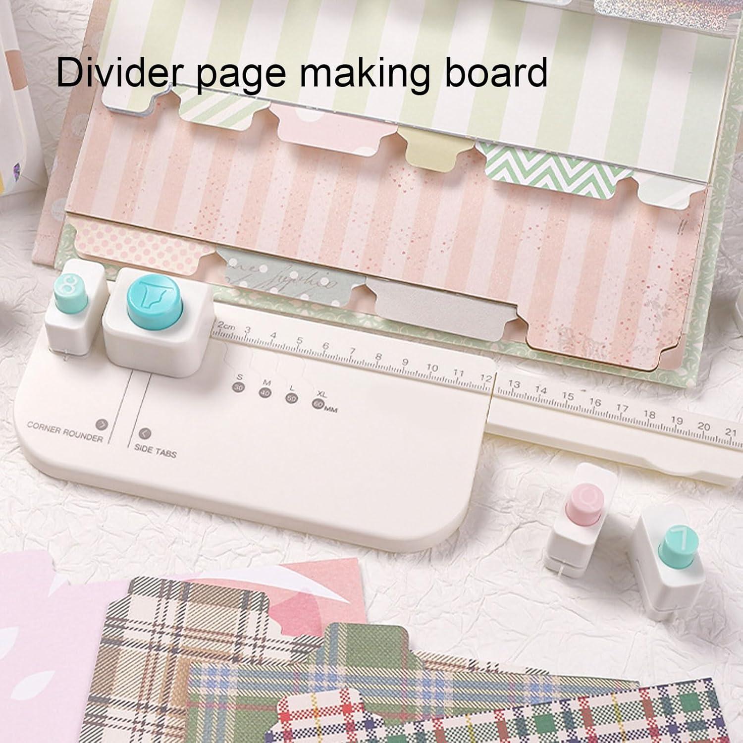 Perforador de Pestañas AYNEFY con 4 Tamaños de Etiquetas