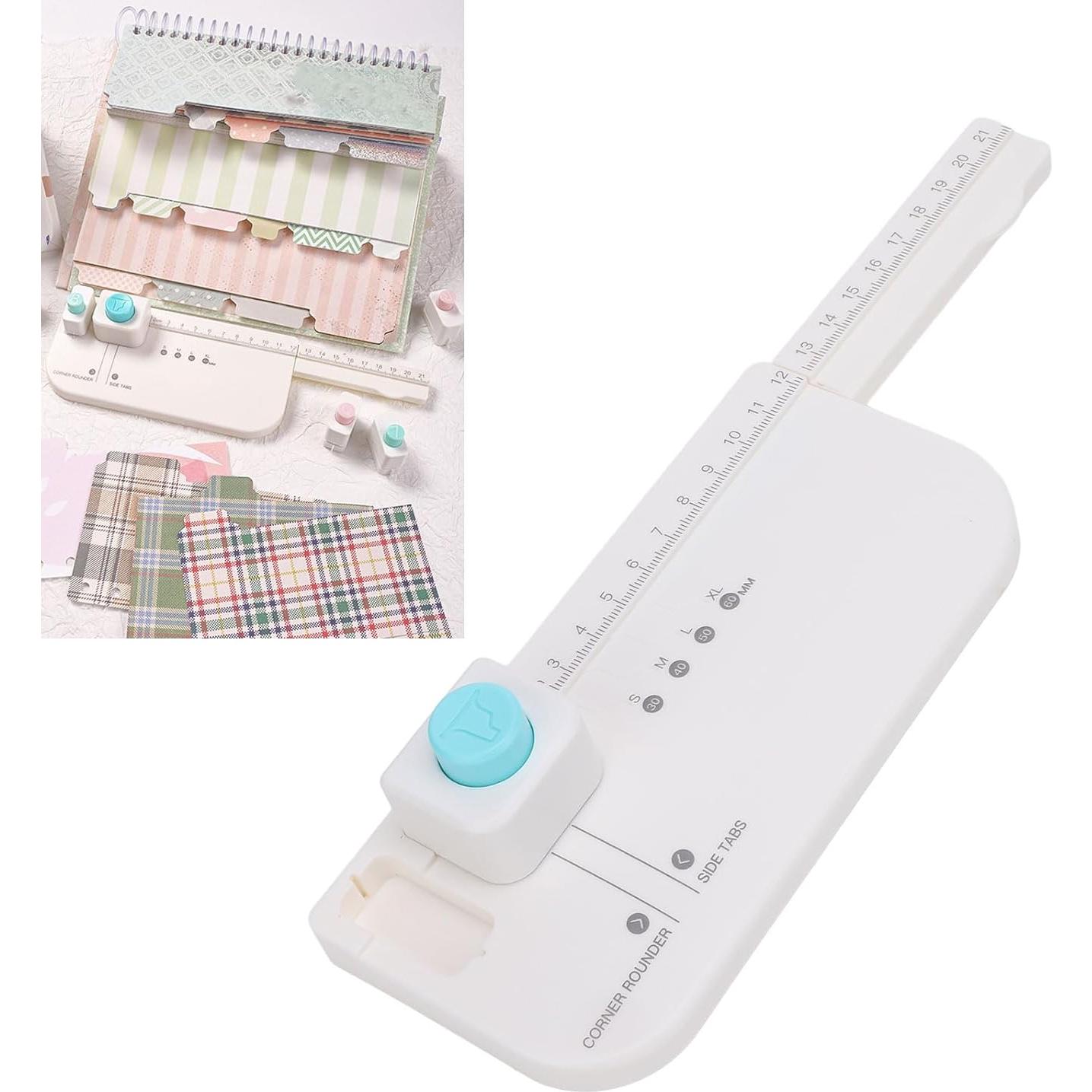 Perforador de Pestañas AYNEFY con 4 Tamaños de Etiquetas