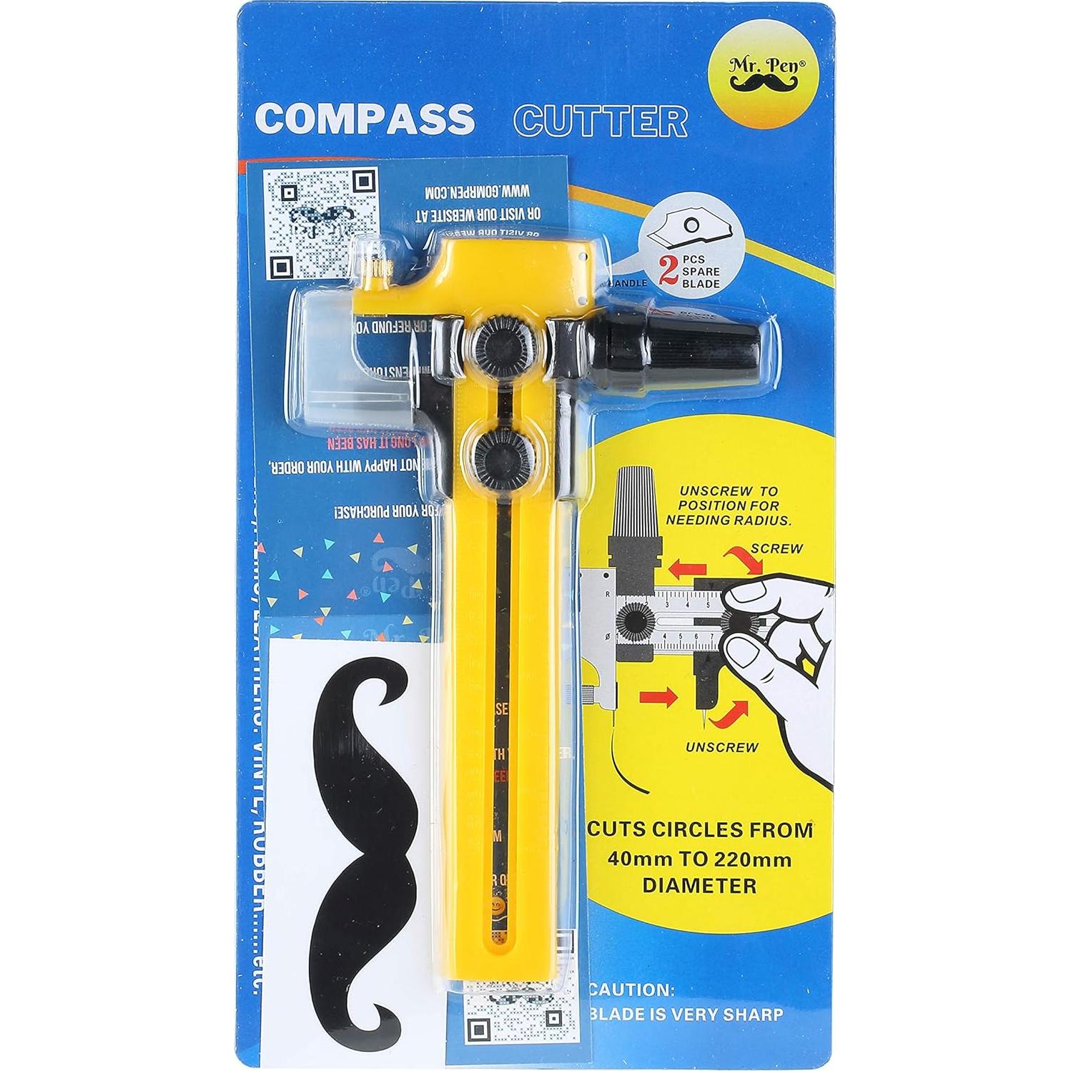 Cortador de Círculos Mr. Pen 15.88 cm para Manualidades