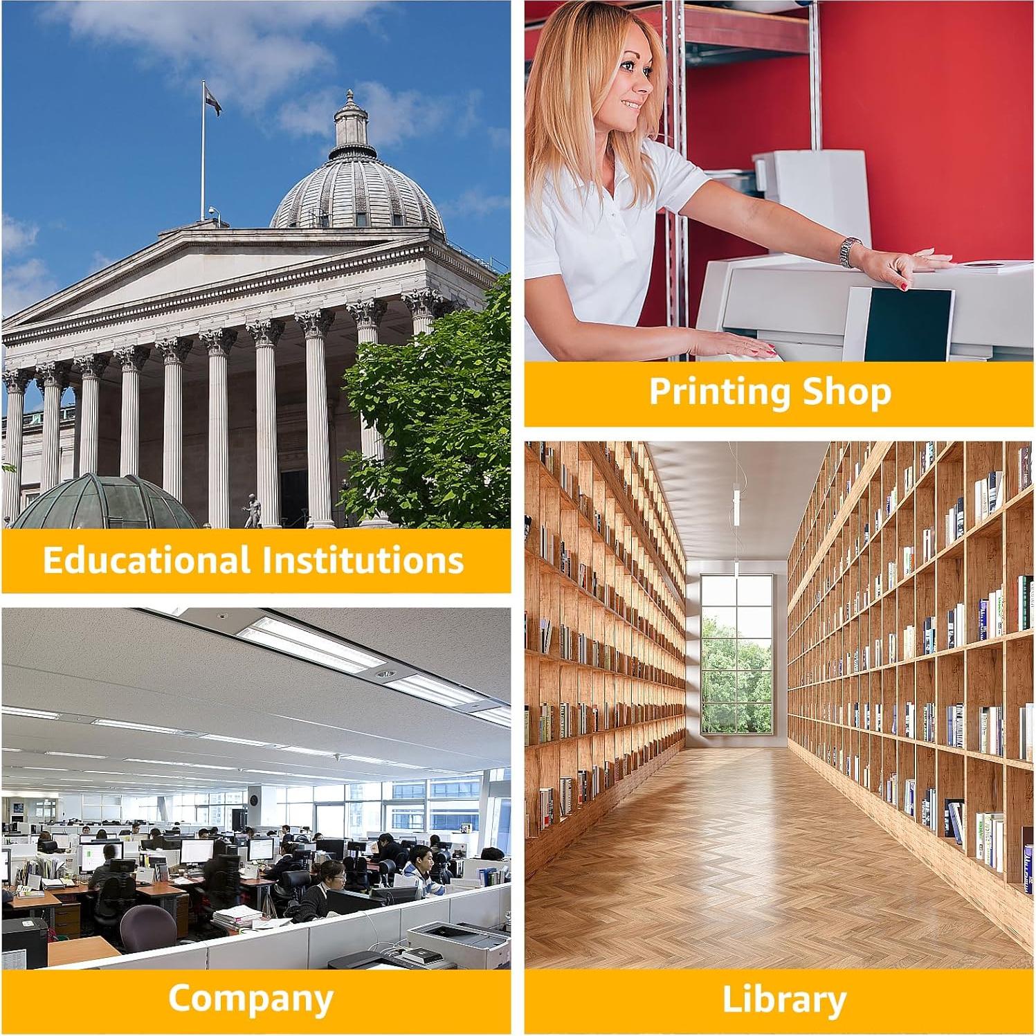 Cortadora de Papel Guillotina Kandishiex 30 cm 8 Hojas Negro