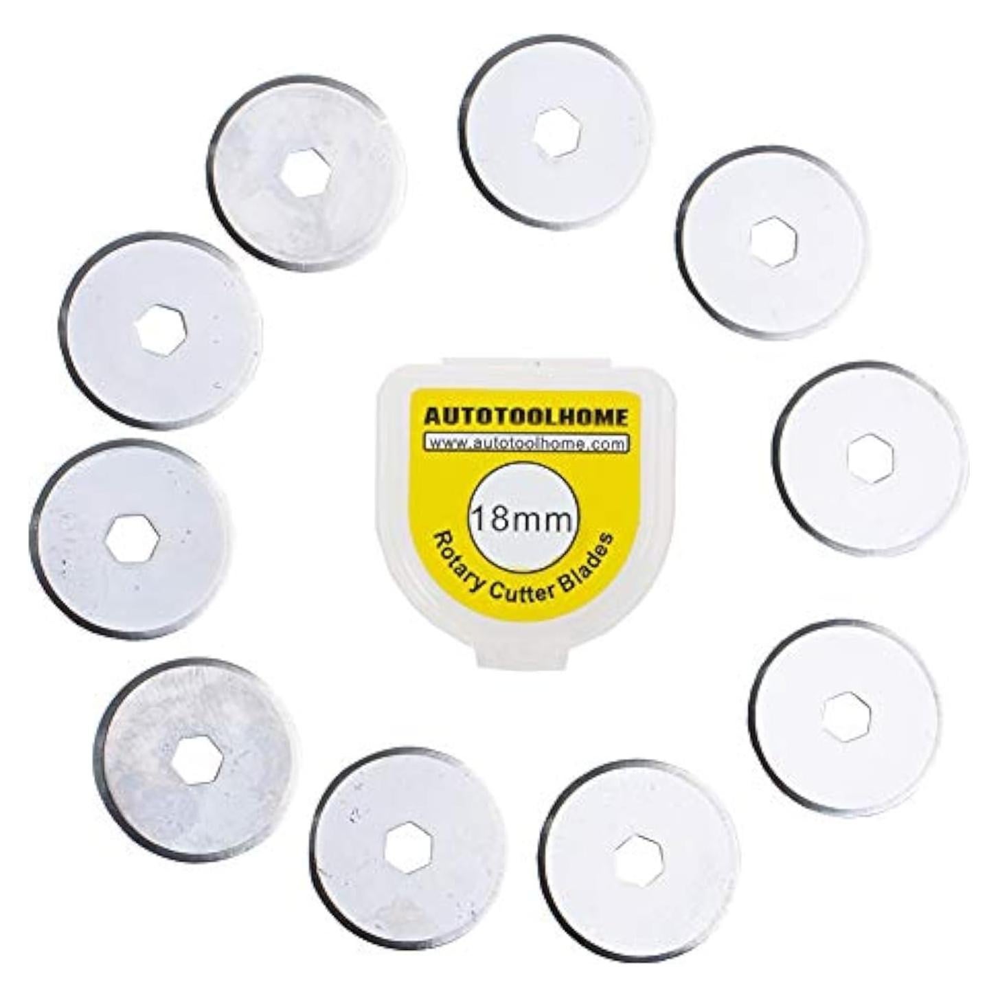 Cuchillas de Cortador Rotativo AUTOTOOLHOME 18mm Paquete 10