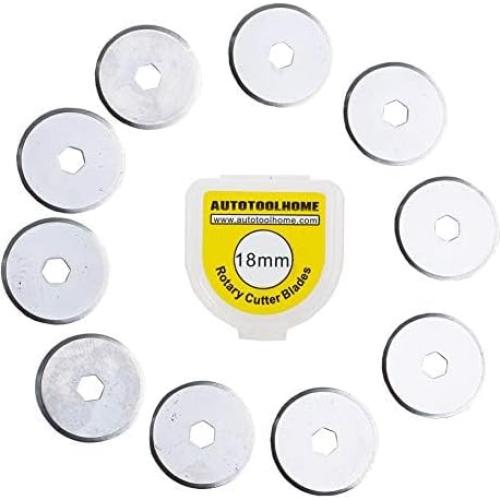Cuchillas de Cortador Rotativo AUTOTOOLHOME 18mm Paquete 10