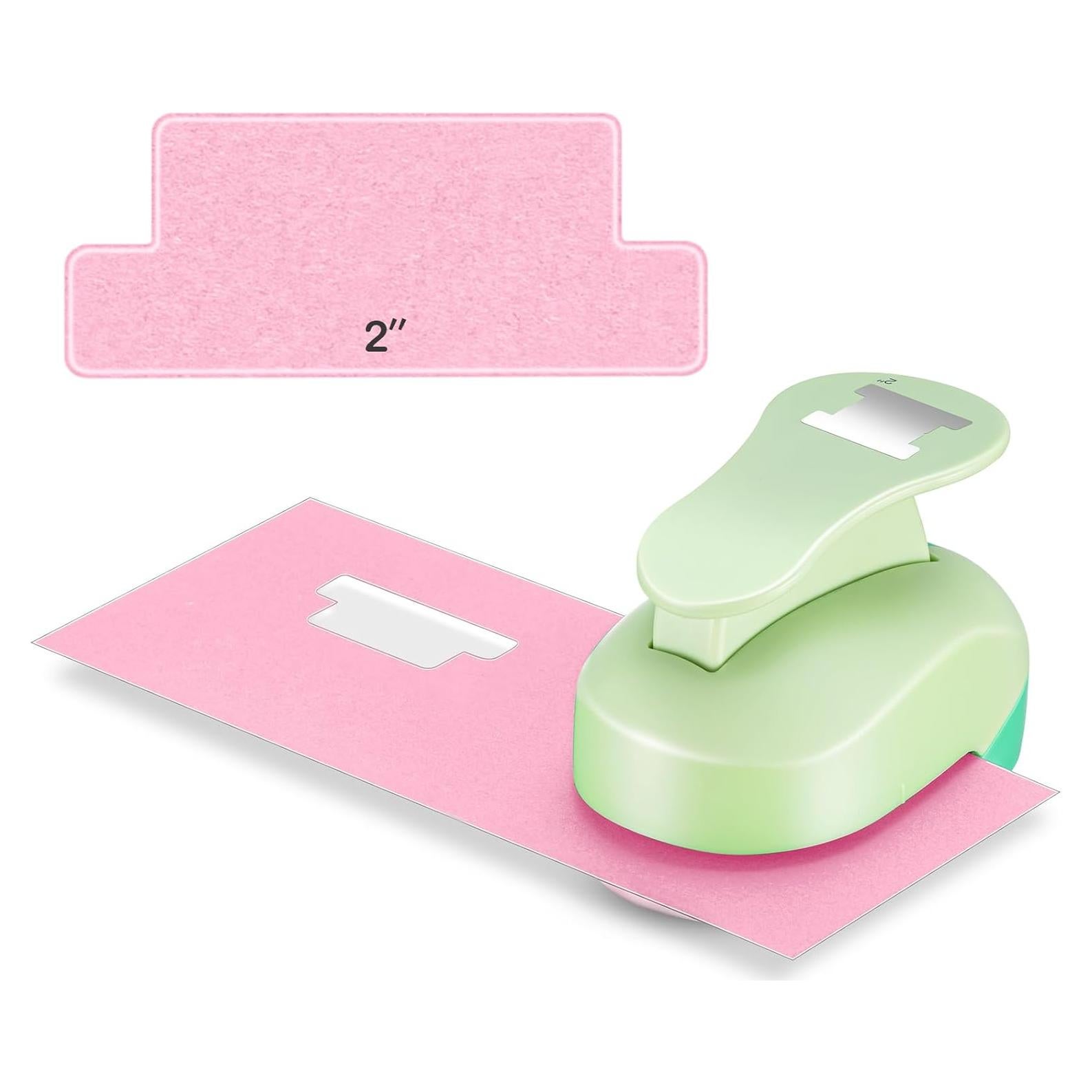 Perforador de Pestañas Sayglossy para Manualidades Verde