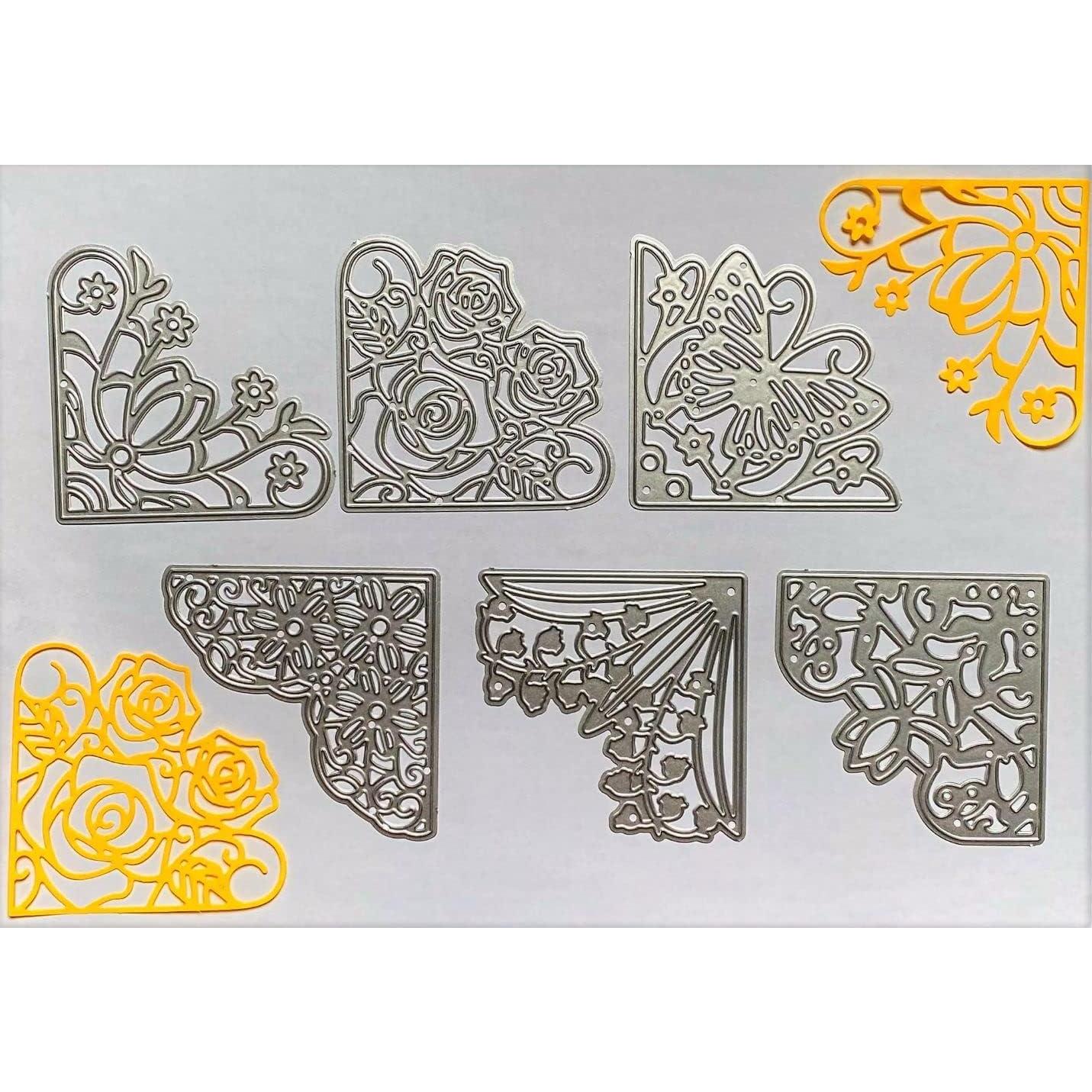 6 Troqueles de Esquina de Acero ZbFwmx 7.62cm para Scrapbook