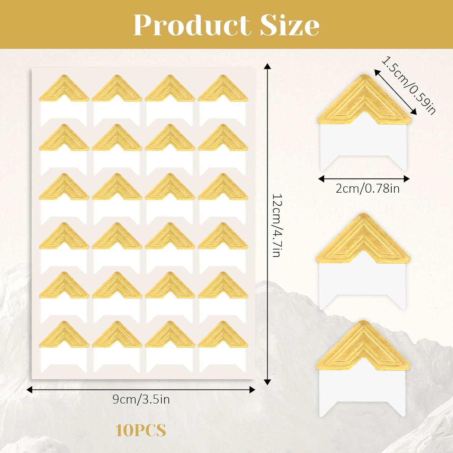 240 Esquinas Autoadhesivas para Fotos QfwdfcTrenz 6 Colores