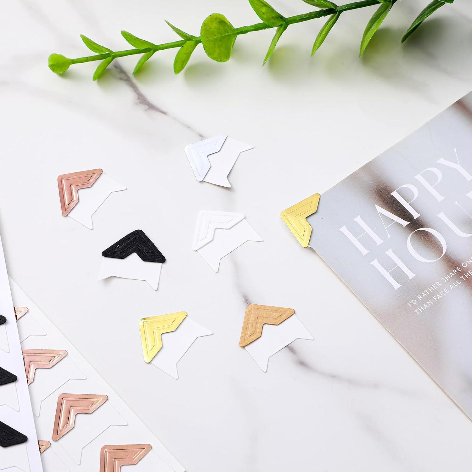 240 Esquinas Autoadhesivas para Fotos QfwdfcTrenz 6 Colores