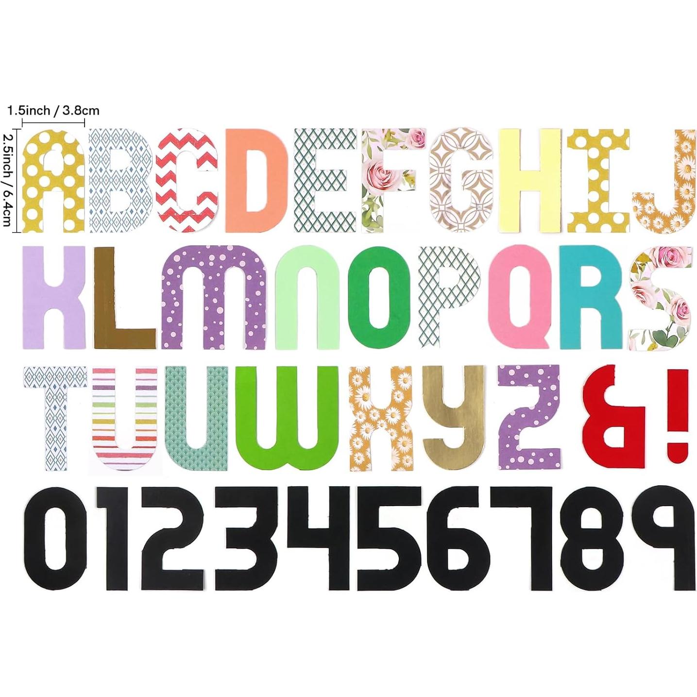 Mini Tablero de Troquel de Alfabeto CYFUN 1.5"x2.5"