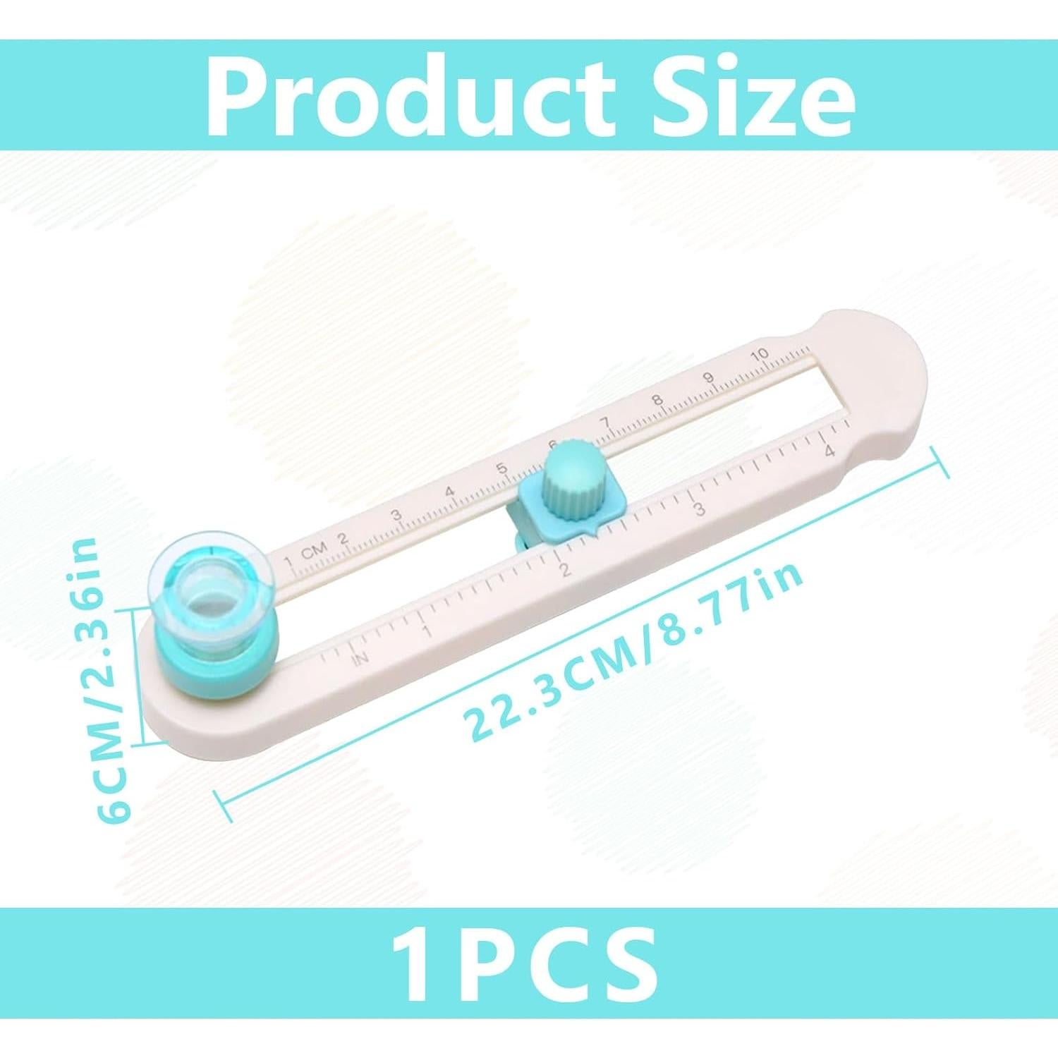 Cortador de Círculos Ajustable Hinbkenla 2-20cm con Protector