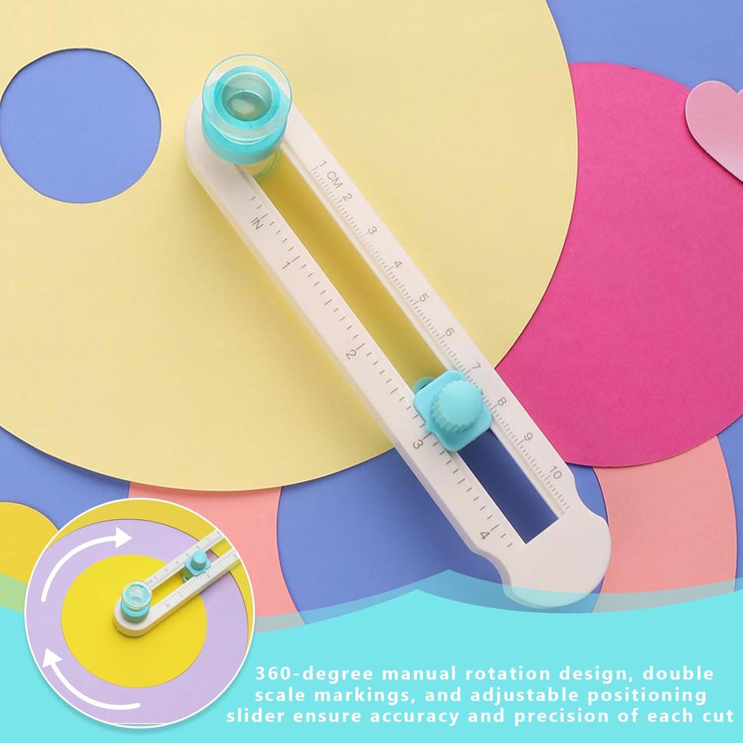 Cortador de Círculos Ajustable Hinbkenla 2-20cm con Protector