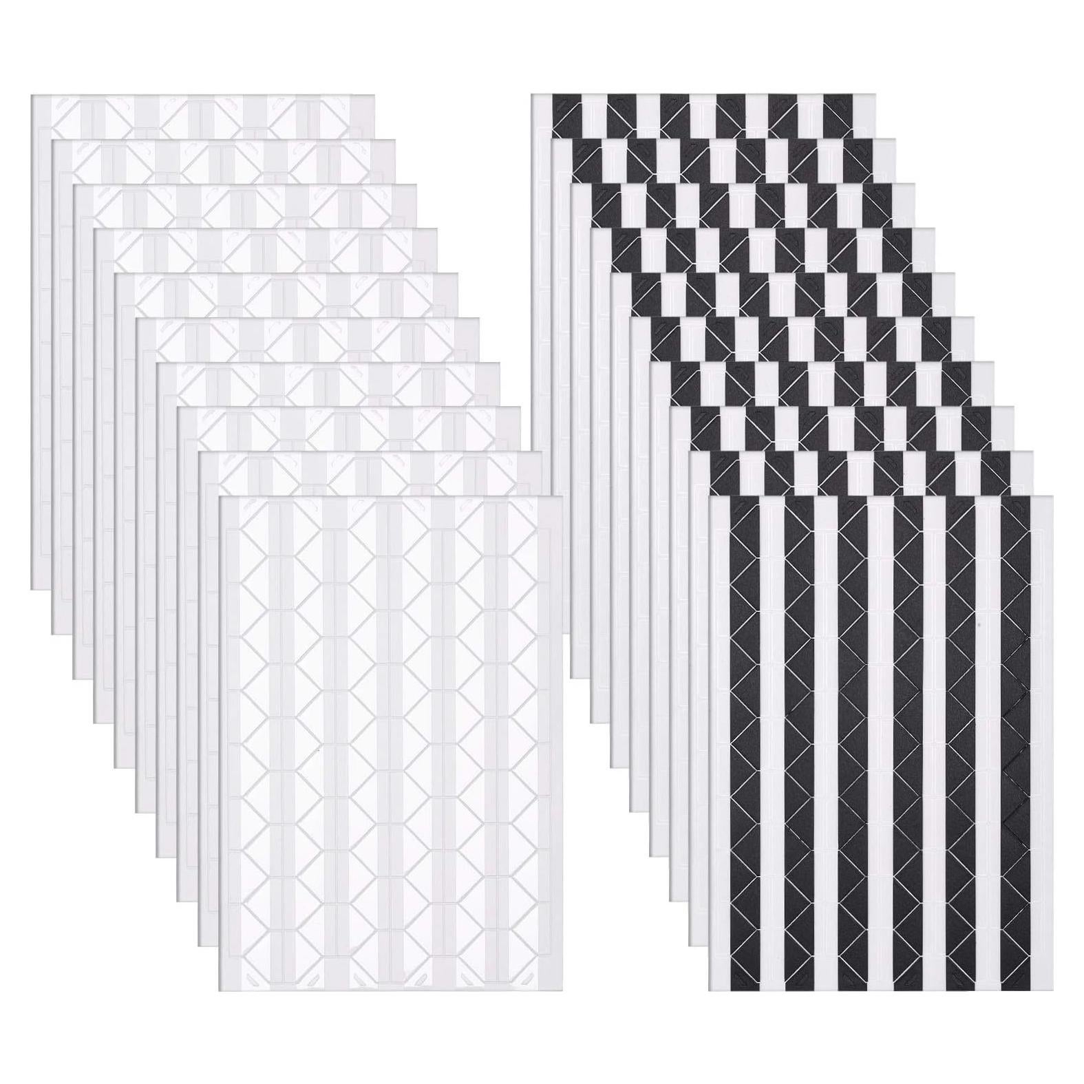 Esquinas Adhesivas para Fotos Bememo 2040 Piezas PVC Negro