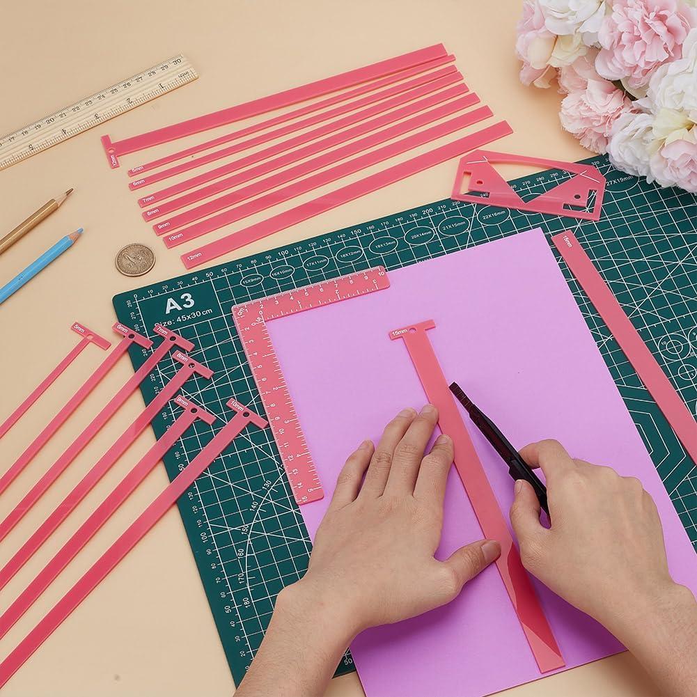 Juego de 18 Herramientas de Encuadernación HOBBIESAY Acrílico